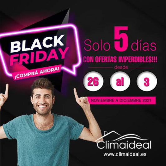 Las mejores ofertas del Black Friday 2021: las mejores rebajas del momento en CLIMAIDEAL
