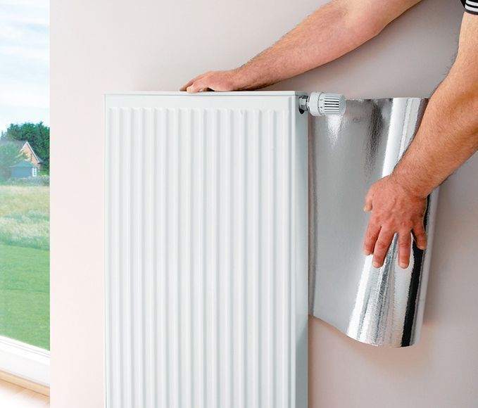 Paneles reflexivos para evitar la pérdida de calor de los radiadores -  Nomareflex 