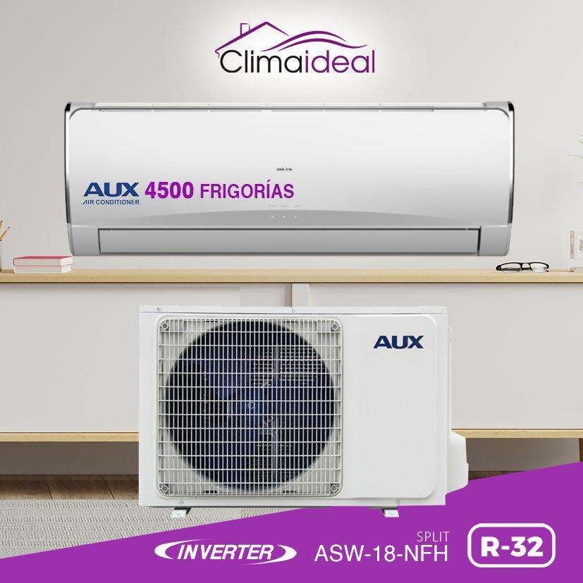 Split pared Inverter Aux 4500 frigorías modelo ASW-18-NFH (R32) - climaideal