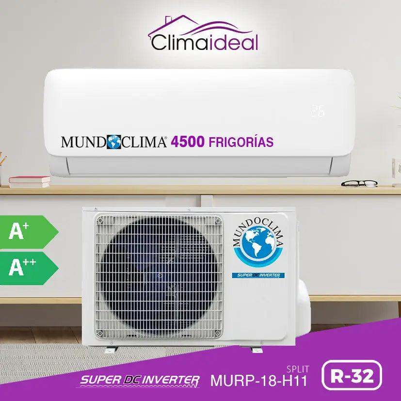 Split pared inverter Mundoclima 4500 frigorías MUPR-18-H11 (R32) climaideal